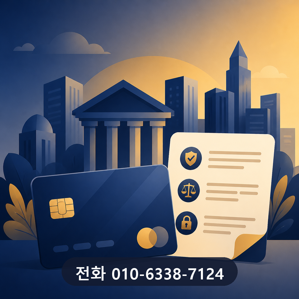 카드 한도 현금화 업체 카드사 약관 확인 이미지