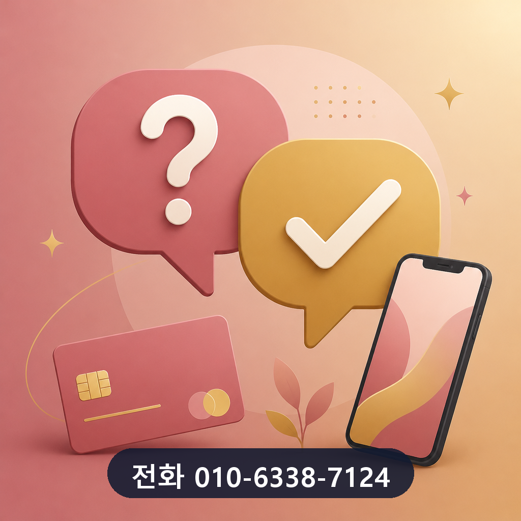 카드 한도 현금화 업체 자주 묻는 질문 이미지